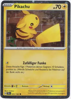 Pokemon Pikachu Cosmos Holo Promo Gewalten der Zeit 051/162 NM Deutsch - Image 1