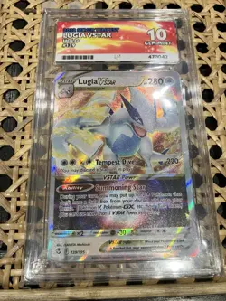 Pokemon TCG Silver Tempest Lugia VStar 139/195 Ace Grading 10 Gem Mint - Image 1