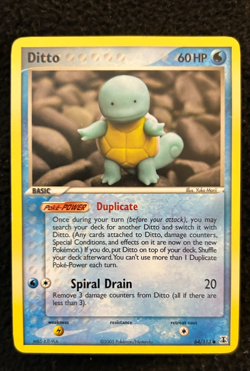 2005 Pokemon TCG Delta Species Ditto (Squirtle) #64/113 - LP - Image 1