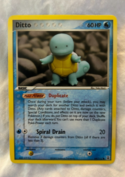 2005 Pokemon TCG Delta Species Ditto (Squirtle) #64/113 - LP - Image 3