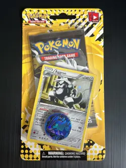 Pokemon Black & White Legendary Treasures Checklane Blister Pack Aggron Sealed - Image 1