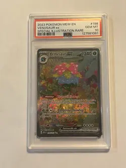 PSA 10 Pokemon 151 MEW EN SIR Venusaur EX 198/165 GEM MINT US SELLER - Image 1