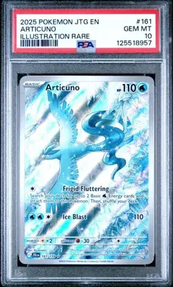 PSA 10 Articuno 161/159 Journey Together Illustration Rare Pokemon TCG - Image 1