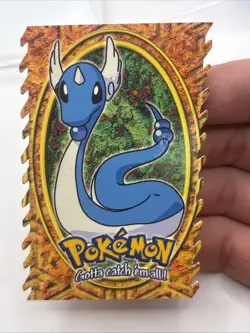 Dragonair # 148 Pokemon Evolution 1999 TCG Topps Die Cut Embossed 11 of 12 Rare - Image 1