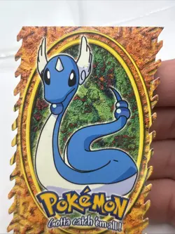 Dragonair # 148 Pokemon Evolution 1999 TCG Topps Die Cut Embossed 11 of 12 Rare - Image 3