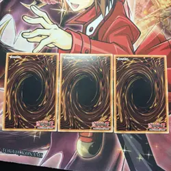 Yugioh! Playset 3x Dragon Spirit of White Platinum Secret Rare - RA04-EN265 1st - Image 2