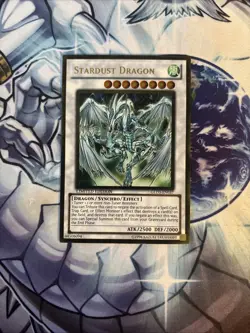 (YCL) Yugioh Stardust Dragon GLD3-EN037 Limited Edition Gold Rare Holo VLP - Image 1