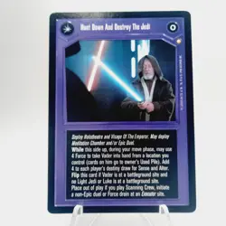 Star Wars CCG Special Edition Hunt Down & Destroy The Jedi/Their Fire Card - Image 1