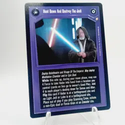 Star Wars CCG Special Edition Hunt Down & Destroy The Jedi/Their Fire Card - Image 2