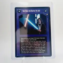 Star Wars CCG Special Edition Hunt Down & Destroy The Jedi/Their Fire Card - Image 5