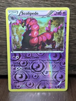 Scolipede Emerging Powers #40/98 Rare Reverse Holo Pokemon Card MP - Image 1