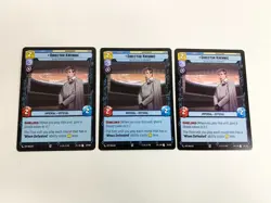Director Krennic (X3) Playset Jump to Lightspeed Star Wars Unlimited Card 32/262 - Image 1