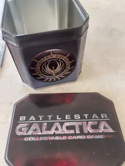 Battlestar Galactica CCG Collectible Card Game TIN - Image 1