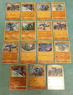 RIOLU BUNDLE OF POKEMON CARDS - Image 1