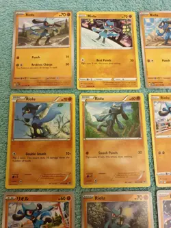 RIOLU BUNDLE OF POKEMON CARDS - Image 2