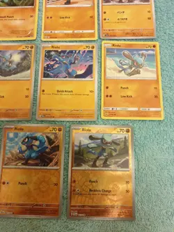 RIOLU BUNDLE OF POKEMON CARDS - Image 5