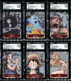 One Piece 25th Anniversary Premium Card Collection CGC 10! Bundle/Lot! 6 Cards! - Image 1