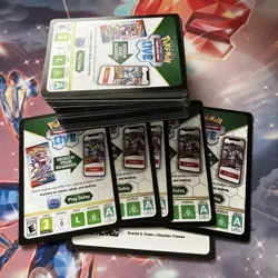 117x Obsidian Flames Pokemon TCG Live Code Cards Unused *Ebay Message Delivery* - Image 1