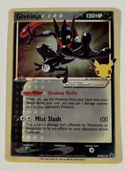Greninja Star SWSH144 SWSH: Sword & Shield Promo Card Holo Pokemon TCG LP - Image 1
