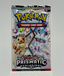 Pokemon TCG Scarlet & Violet Prismatic Evolutions Booster Pack - 10 Cards - Image 1