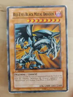 YuGiOh! Red Eyes Black Metal Dragon - 1st Edition Card - Image 1