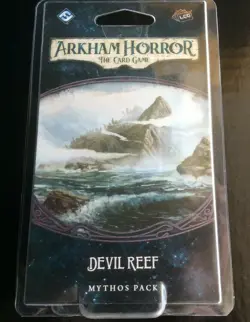 Arkham Horror The Card Game DEVIL REEF Mythos Pack Fantasy Flight Games - Image 1