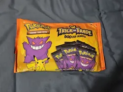 Sealed Pokemon TCG BOOster Trick Or Trade Trading Card Game - New 1 Bag 2022 820650850783 - Image 1