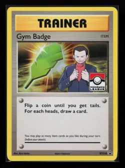 Gym Badge (Giovanni) XY210 Promo XY Promos Stamped Pokemon Card - Image 1