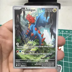 Pokemon TCG White Flare Druddigon Illustration Card 151/086 M/Nm Condition - Image 1