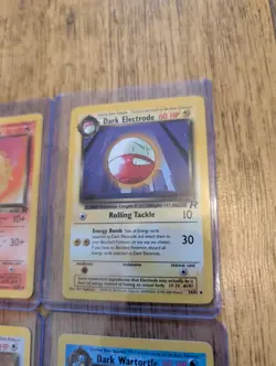9 Pokemon Dark Fossil Cards Bundle Non Holo Vintage Charmeleon - Image 4