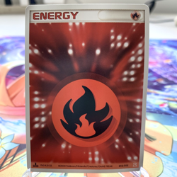 Fire Energy 013/015 1st Edition Fire Research Tower Japanese Pokemon Card ~ MP - Image 1