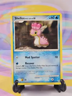 Pokemon TCG Secret Wonders Card | Shellos (West Sea) Lv. 25 107/132 Common - Image 1