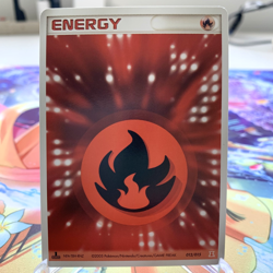 Fire Energy 012/015 1st Edition Fire Research Tower Japanese Pokemon Card ~ MP - Image 1