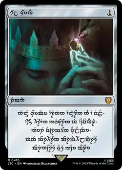 1X LP Sol Ring (#0410 - Human) Lord of the Rings - Image 1