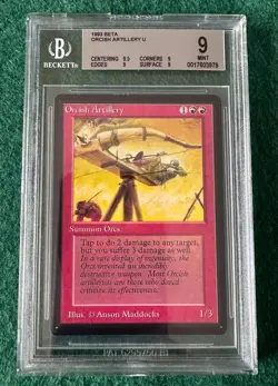 Orcish Artillery - BETA - MTG - BGS 9. Quad+. More Vintage MTG In My Store. - Image 1