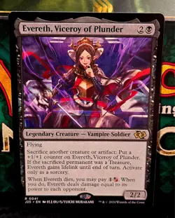 magic the gathering - Evereth, Viceroy of Plunder - Legendary Creature - Vampire - Image 1