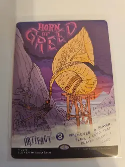 Horn of Greed Borderless MTG Secret Lair Nm/M - Image 1