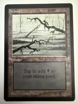 Swamp (C) Limited Edition - Beta Edition Regular, Magic The Gathering (MTG) - Image 1