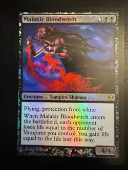 [1x] Malakir Bloodwitch - MTG - Zendikar - Foil - NM - Image 1