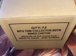 Tarkir Dragonstorm Collector Booster Box Case 6 New Sealed (Open to Show Content - Image 2