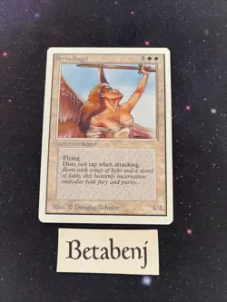 1x MTG Unlimited Serra Angel from Estate Collection - Image 1