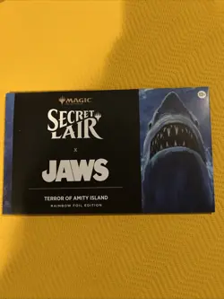 MTG Secret Lair x Jaws Terror of Amity Island RAINBOW FOIL Edition - Sealed - Image 1