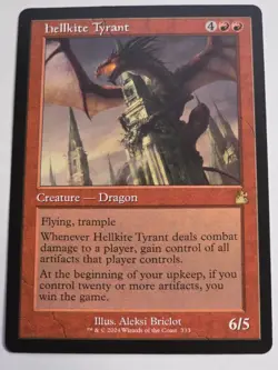MTG - Hellkite Tyrant Retro Frame - Ravnica Remastered - Image 1
