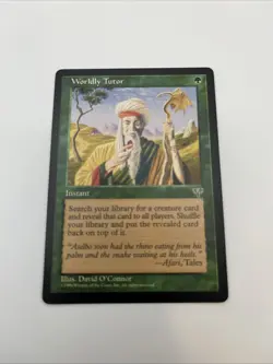 Worldly Tutor Mirage 1996 Excellent Mtg Magic The Gathering Illus David O’Connor - Image 5