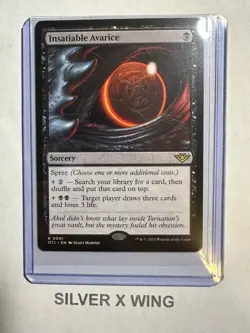 Insatiable Avarice x1, MTG, Magic the Gathering, Outlaws of Thunder Junction, NM - Image 1