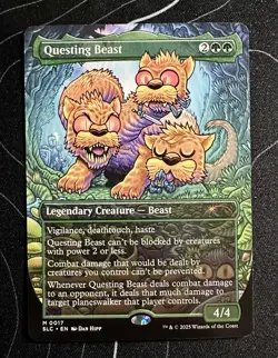 Magic The Gathering Secret Lair Encyclopedia Of Magic Questing Beast - Image 1