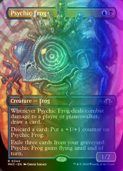 MTG Magic the Gathering Psychic Frog (344/716) Modern Horizons 3 NM FOIL - Image 1