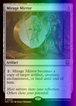 MTG Mirage Mirror (300r/782) Modern Horizons 3 Commander LP FOIL - Image 1