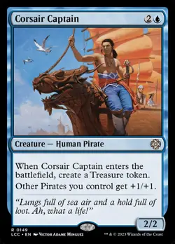 MTG Corsair Captain (149/401) The Lost Caverns of Ixalan Commander LP - Image 1