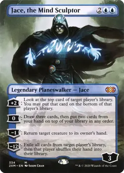 MTG Magic the Gathering Jace, the Mind Sculptor (334/503) Double Masters LP - Image 1